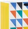 8-Pack Assorted Gift Bags – Small, Medium & Large with Colorful Stripes, Triangles & Geometric Designs for Birthdays, Holidays & Parties (Red, Green, Blue, Yellow, Black)